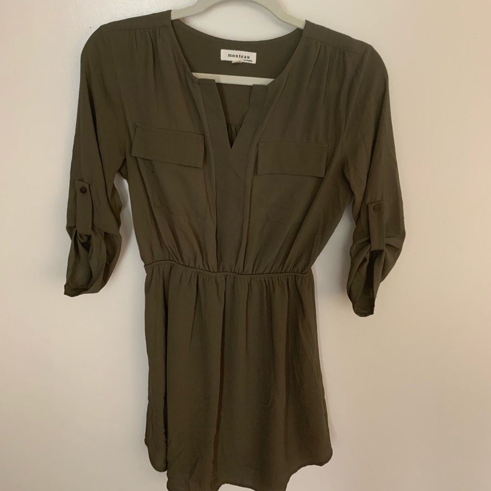 Monteau 3/4 Sleeve Dress
